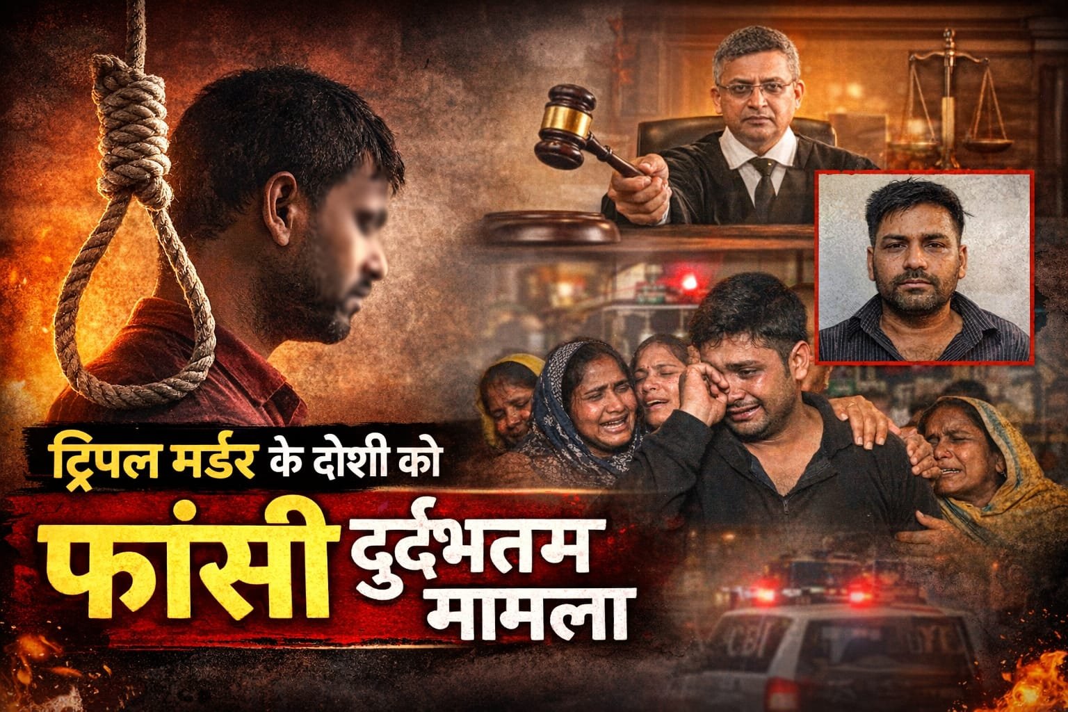 बेगूसराय में ट्रिपल मर्डर के दोषी को फांसी, अदालत ने बताया ‘दुर्लभतम’ मामला